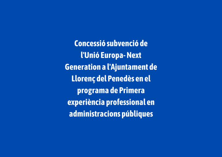 Primera experiència professional en administracions públiques