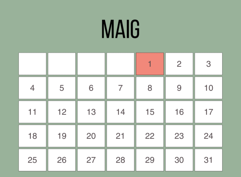 Maig 2026