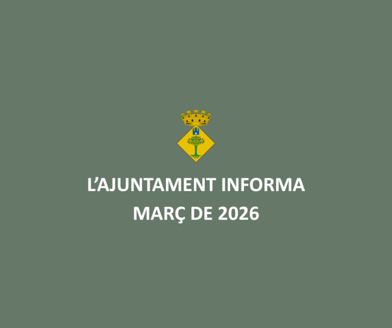 Circular informativa març 2026
