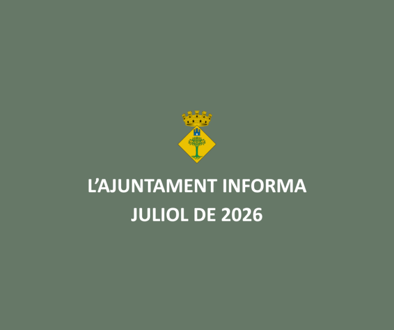 Circular informativa juliol 2026