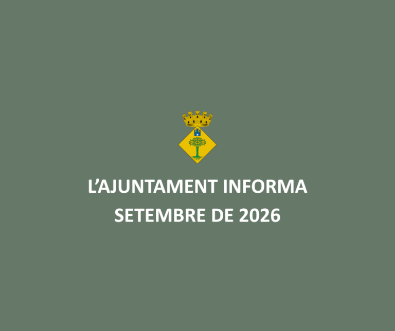 Circular informativa setembre 2026